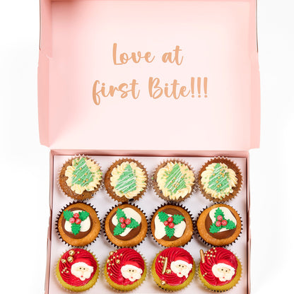 GF Christmas Cupcakes - Pack of 12 Std