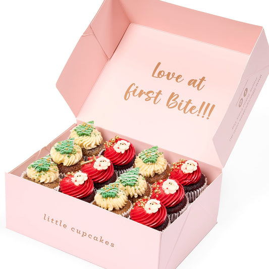 Vegan Christmas Cupcakes - Pack of 12 Minis