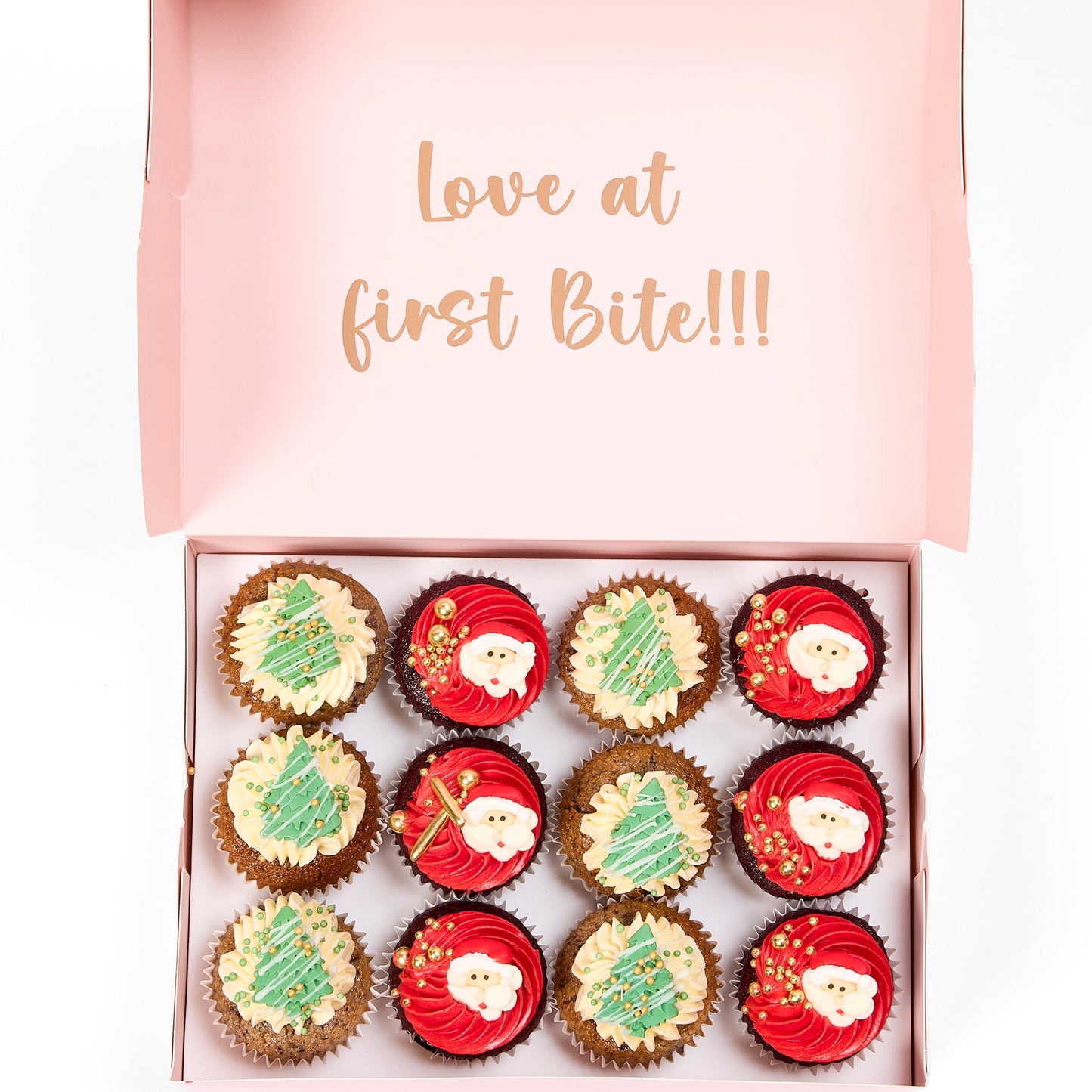 Vegan Christmas Cupcakes - Pack of 12 Std