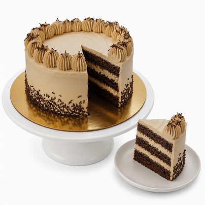 Mocha Velvet Cake - Eggless