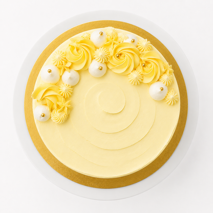 Tropical Pineapple Bliss Cake - Eggless