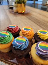 Rainbow/PRIDE Cupcakes