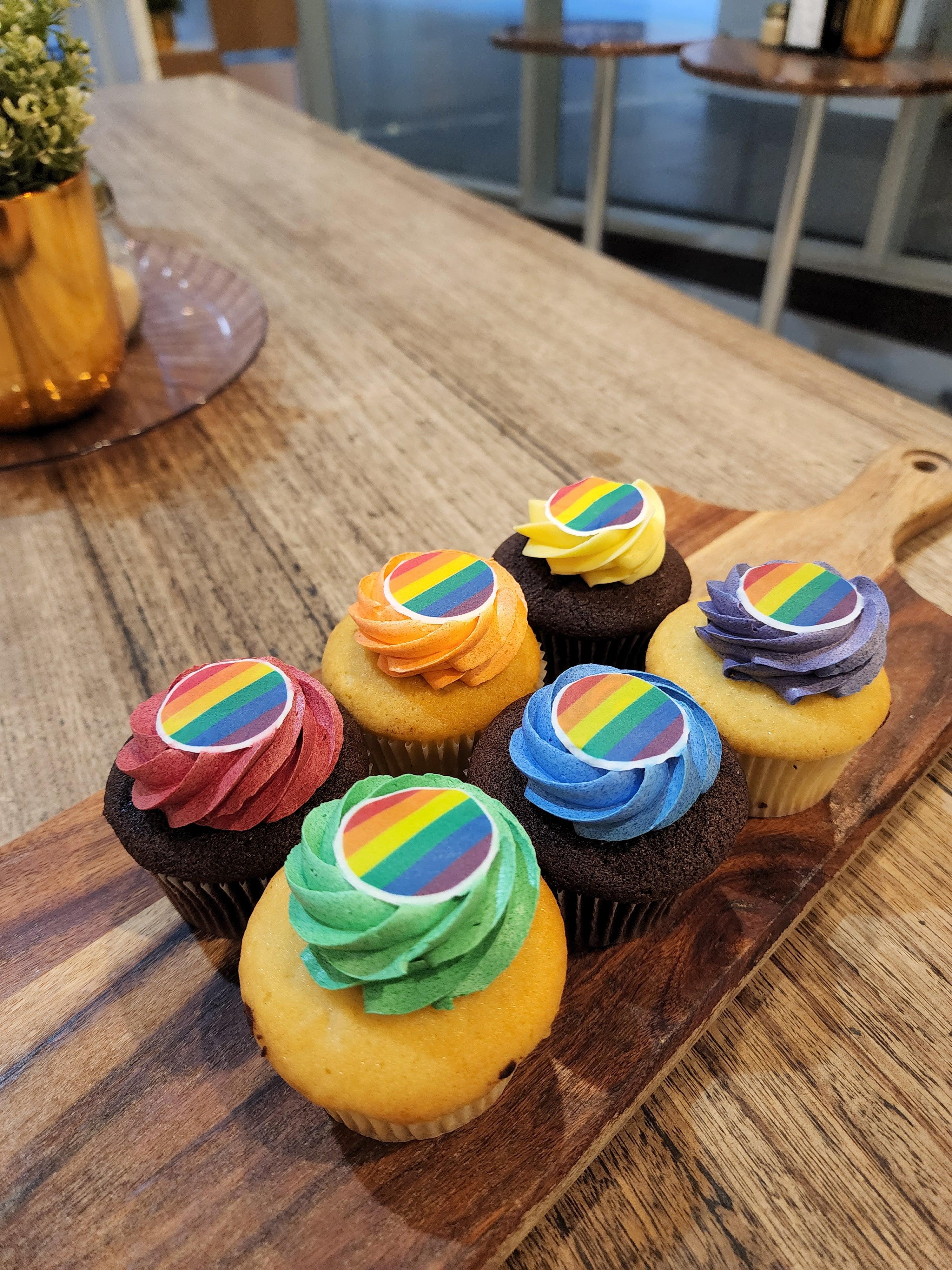 Rainbow/PRIDE Cupcakes - Little Cupcakes