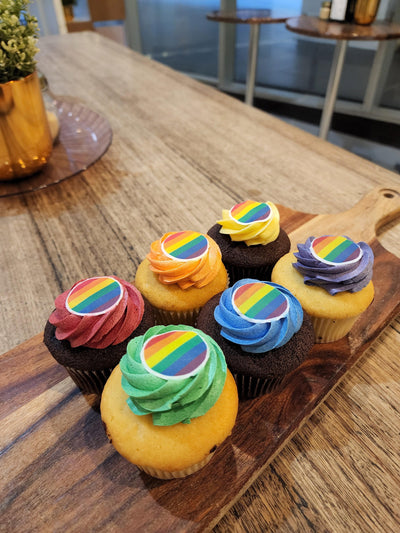Rainbow/PRIDE Cupcakes - Little Cupcakes
