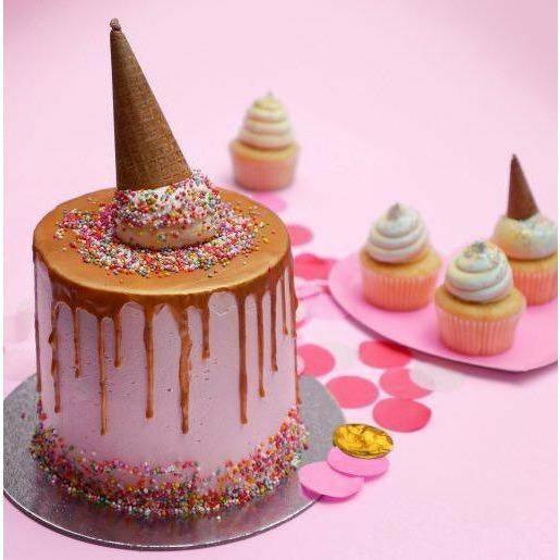 Ice-Cream Cone Cake - Littlecupcakes