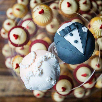 Bride & Groom - Littlecupcakes