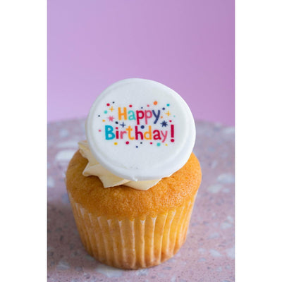 Happy Birthday Theme 1 Cupcakes - Little Cupcakes