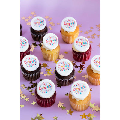 Congratulations Cupcakes - Little Cupcakes