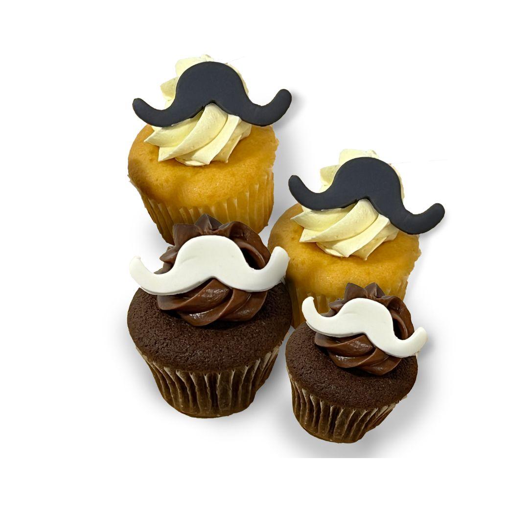 Movember Cupcakes - Little Cupcakes
