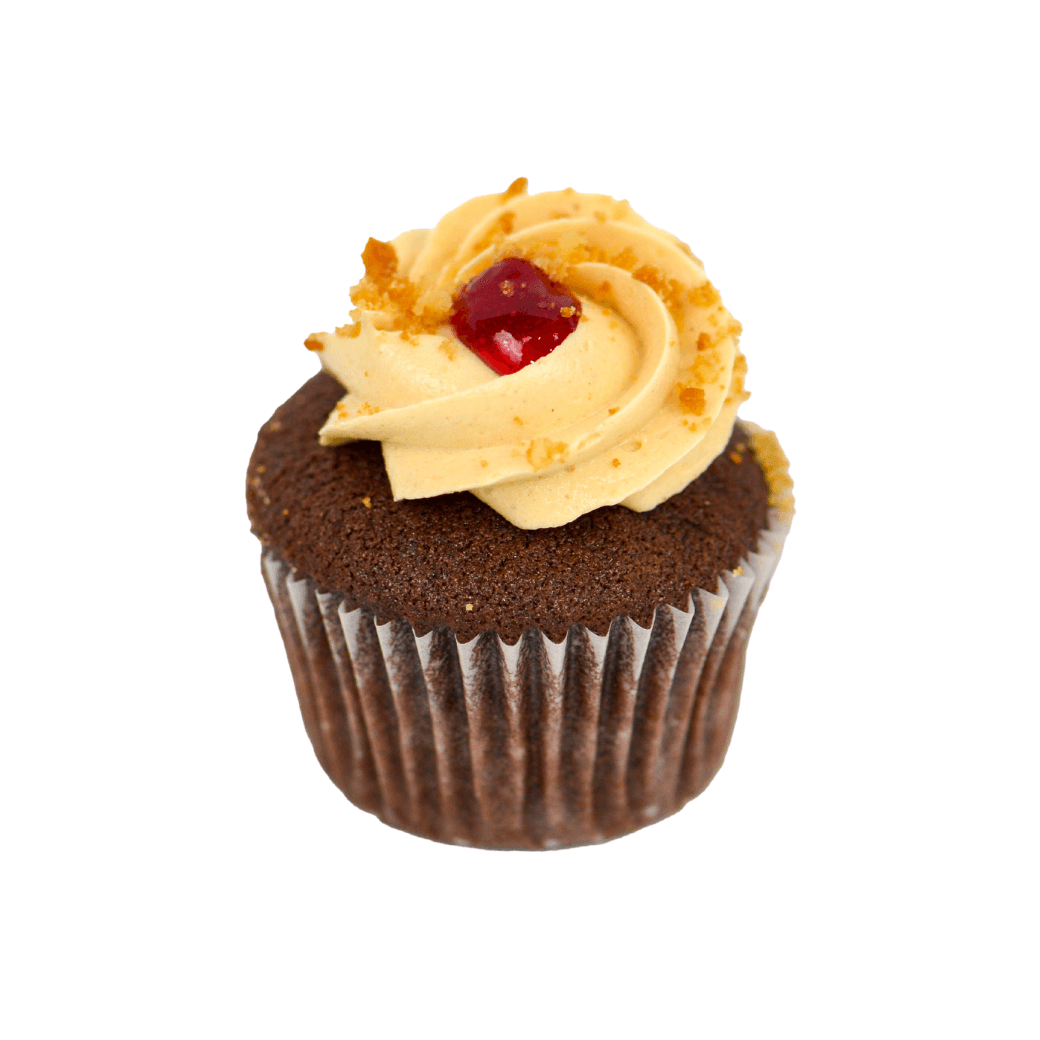 Peanut Butter and Jam Cupcake - Little Cupcakes